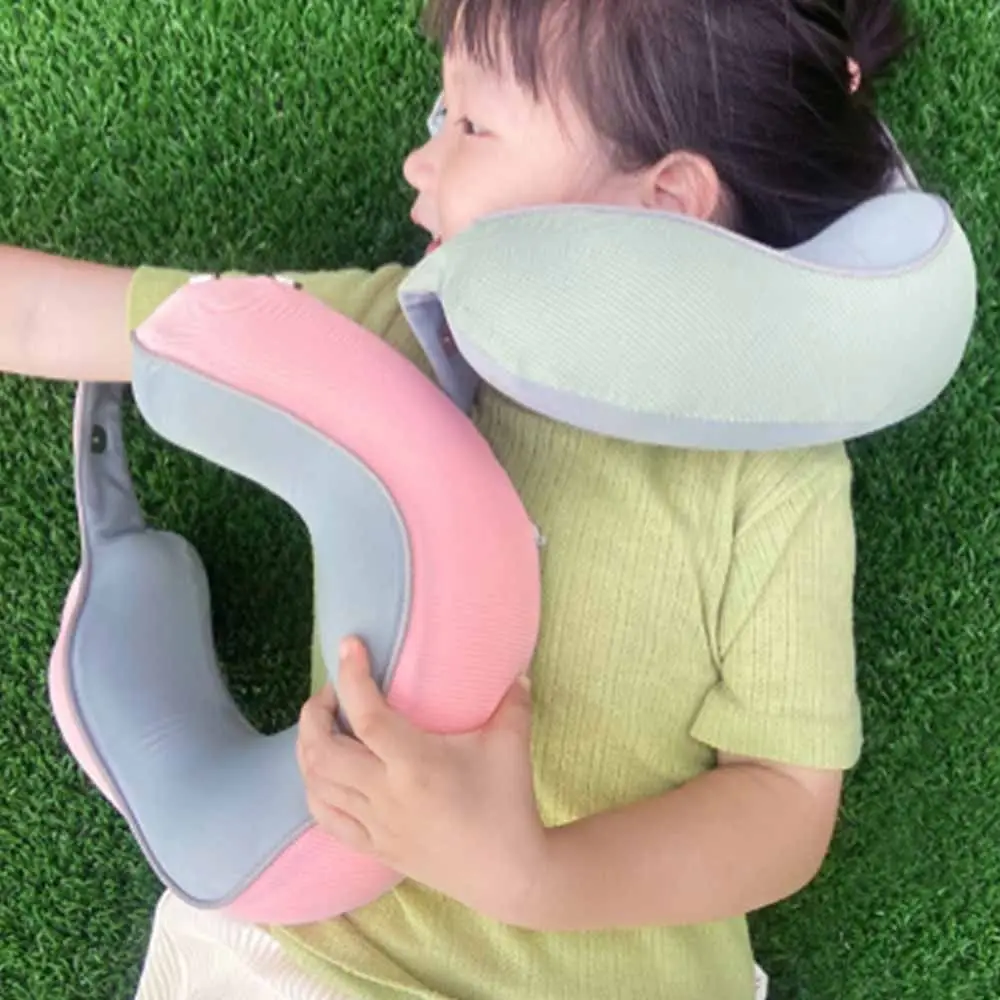 

Portable Neck Pillow Multi-functional U-shaped Design Travel Pillow Soft Material Comfort Support Nap Pillow Home Comfort