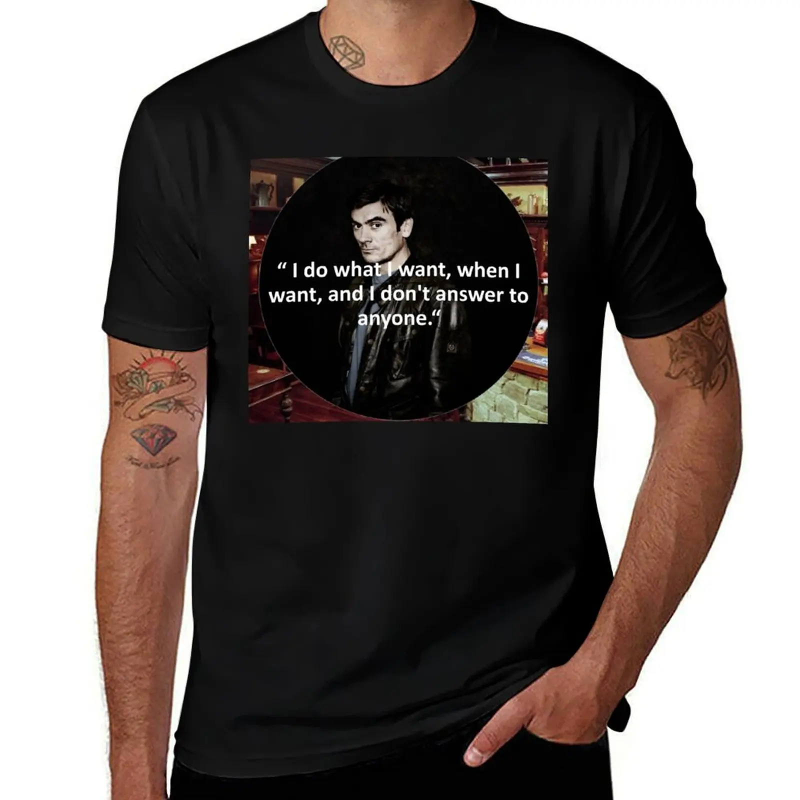 

Cain Dingle I Do What I Want T-Shirt Work Wear Breathable Tee