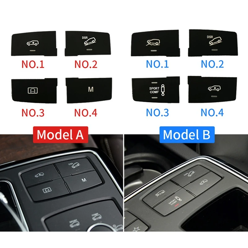 Car Downhill Auxiliary Awitch Shift Button Multi-Function Button For Mercedes-Benz ML GL GLE W166 W292 1669051351