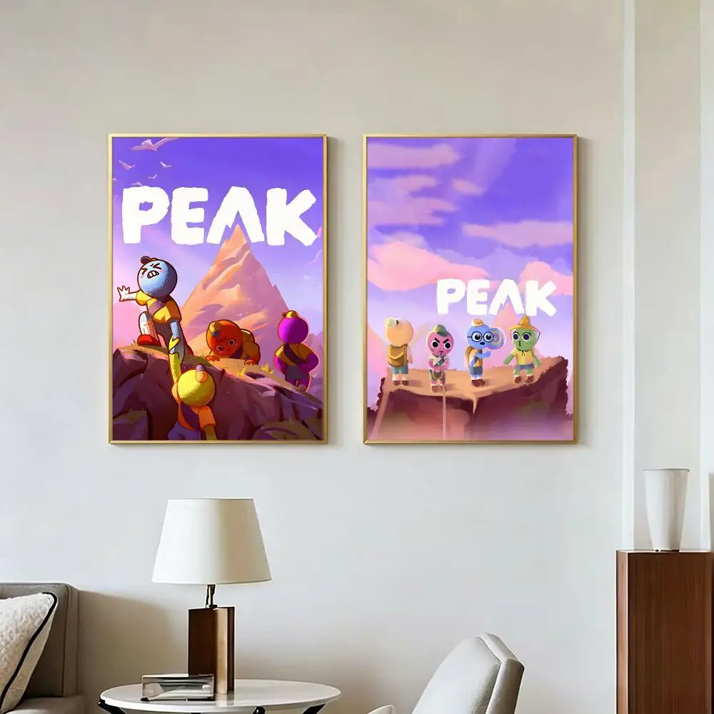 Game PEAK Poster Peel And Stick Wall Art Self Adhesive PP Waterproof Wall Decor Living Room Bedroom Gift
