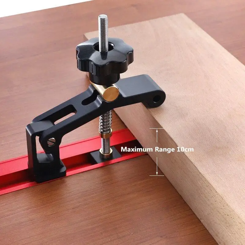 1Set Universal Clamping Blocks Platen Miter Track Quick Acting Hold Down T Slot Clamp for Woodworking Joints