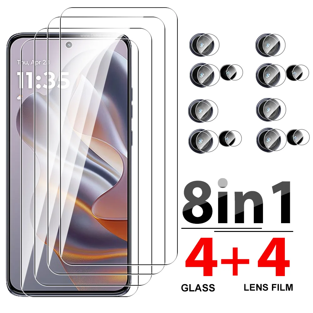 

8in1 Camera Lens Protective Glass For Motorola Edge 50 Neo 5G Edge50Neo Edge50 50Neo 6.4'' Tempered Glass Screen Protector Films