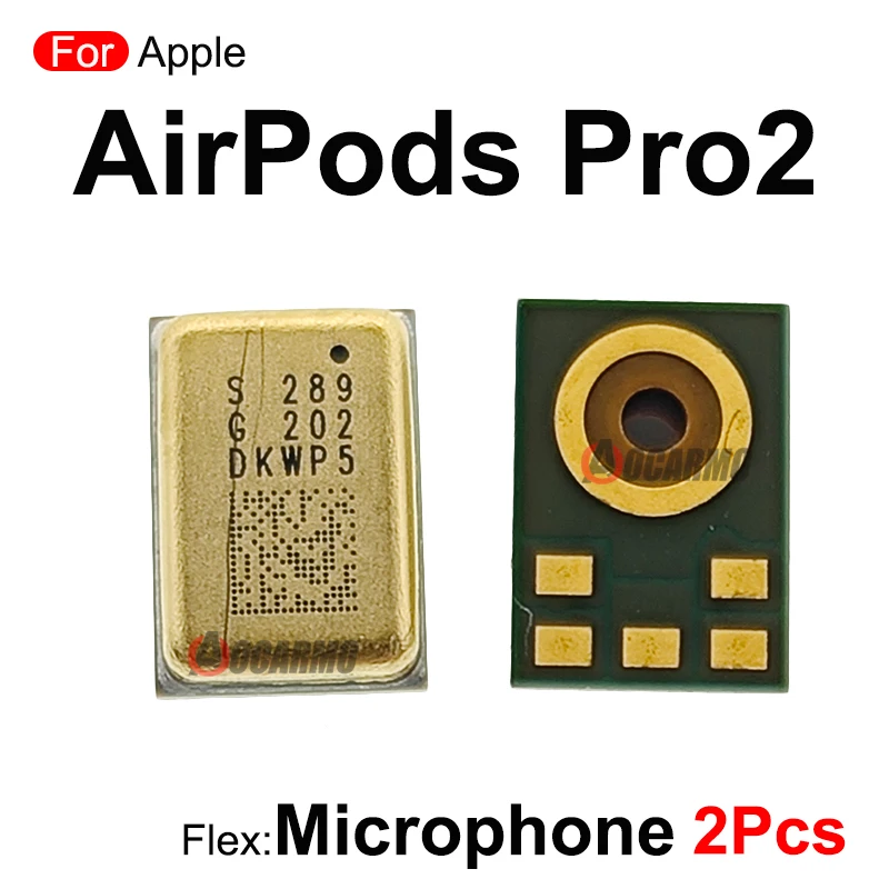 2 unids/lote pieza de repuesto del módulo de micrófono para Apple AirPods 1 2 3 Pro Pro2