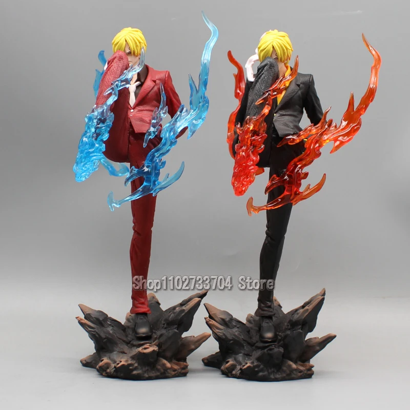 28 cm One Piece Figure Sanji Action Figures Suit Devil's Wind Foot Vinsmoke Sanji PVC Anime Model Collection Giocattoli Ornamen Regali