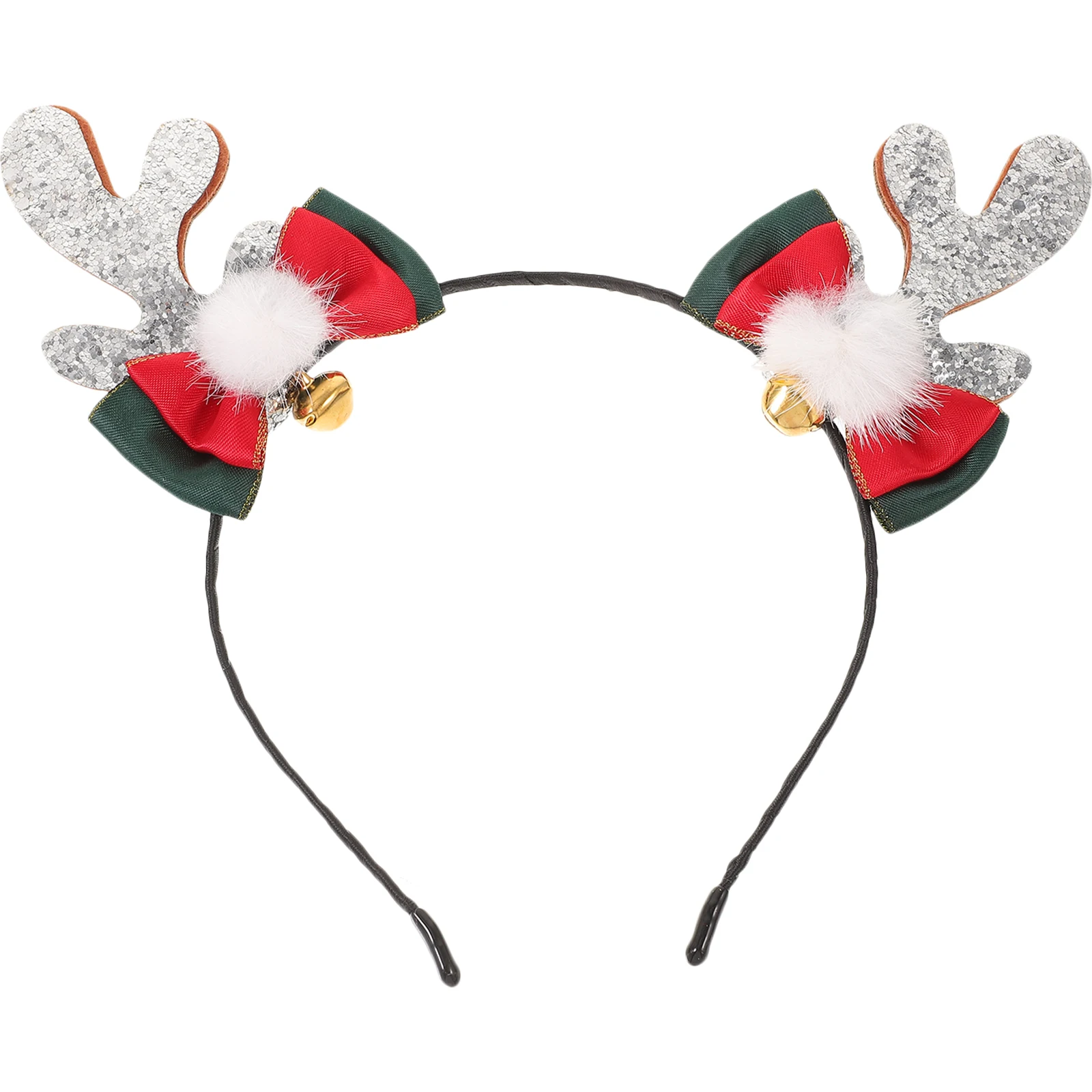 

Sequin Antler Headband Hair Bands Headbands Small Deer Antlers Cosplay with Cloth Reindeer Hoop