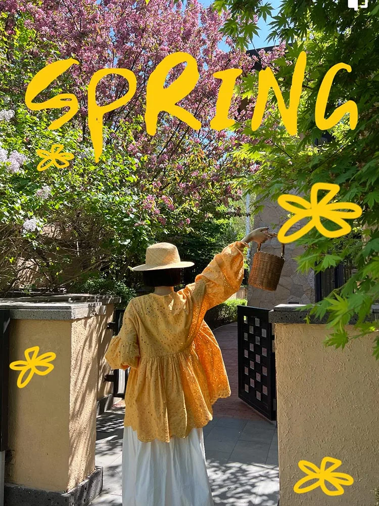 

Ретро-кардиган с вышивкой и ажурными элементами из хлопка, свободного кроя, с V-образным вырезом и завязками, женский, летний, дышащий, с длинными рукавами