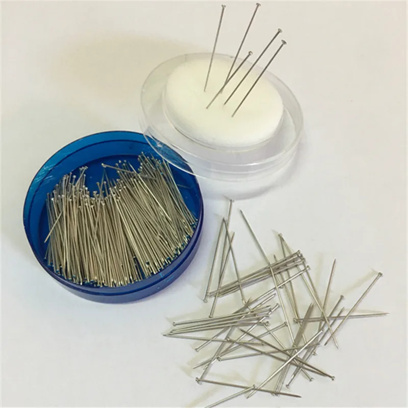 250Pcs/Box 35mm Stainless Steel Straight Pins Quilt Applique Sewing Needle DIY Craft Tool Sewing Accessories