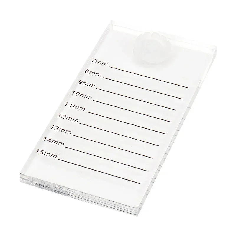 Acrylic Lash Holder Eyelash Extension Supplies False Eyelashes Palette Stand with Tick Mark Pallet Lashes Accessories Lash Tool