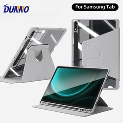 Juste de tablette pour Samsung Galaxy Tab, étui en acrylique, rotation à 360 °, S9 FE, Dock Lite, Tab A9, A8 Plus, fonction de réveil automatique intelligent
