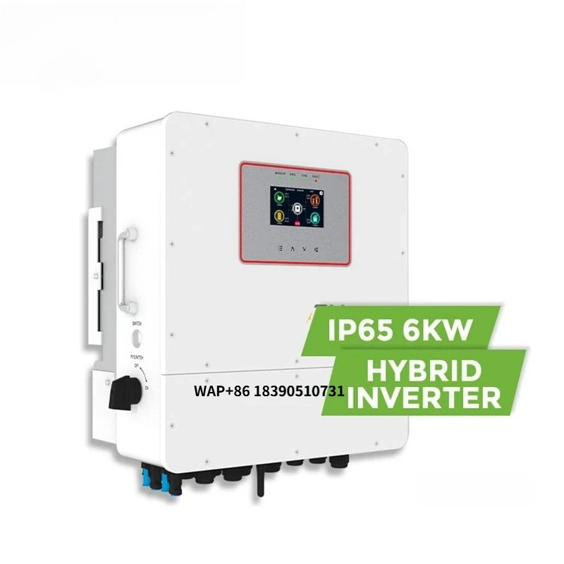 

Single Phase IP65 Hybrid Solar Inverter 6KW 230Vac WiFi 6KW Solar Inverter Parallel for Home Energy System