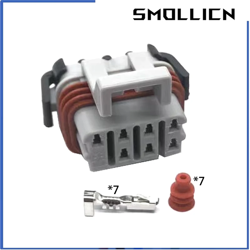 1 Set Grey 7 Pin Automotive Connector GM LS Ignition Coil Waterproof Socket Male Female Plug 12047933 12047938
