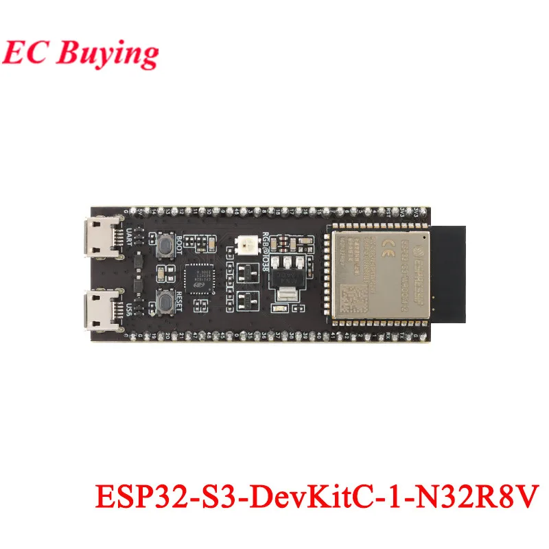 ESP32-S3-DevKitC-1 ESP32-S3-DevKitC-1U Płytka rozwojowa ESP32-S3 ESP32-S3-WROOM-1 N8R2 N8R8 N8 N4 N32R8V Moduł bezprzewodowy WiFi — zdjęcie produktu 4