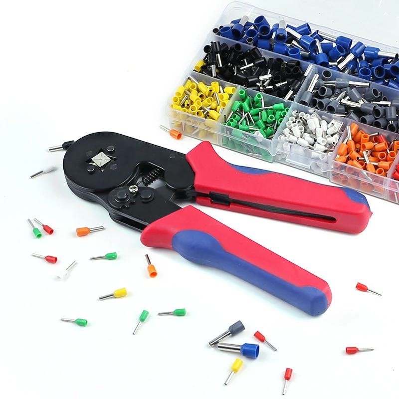 Spezielle 23-7AWG Ferrule-Crimpzange VE1200PCS+HSC86-4A Rohrcrimpzange Reparaturwerkzeuge für Haushaltsgeräte