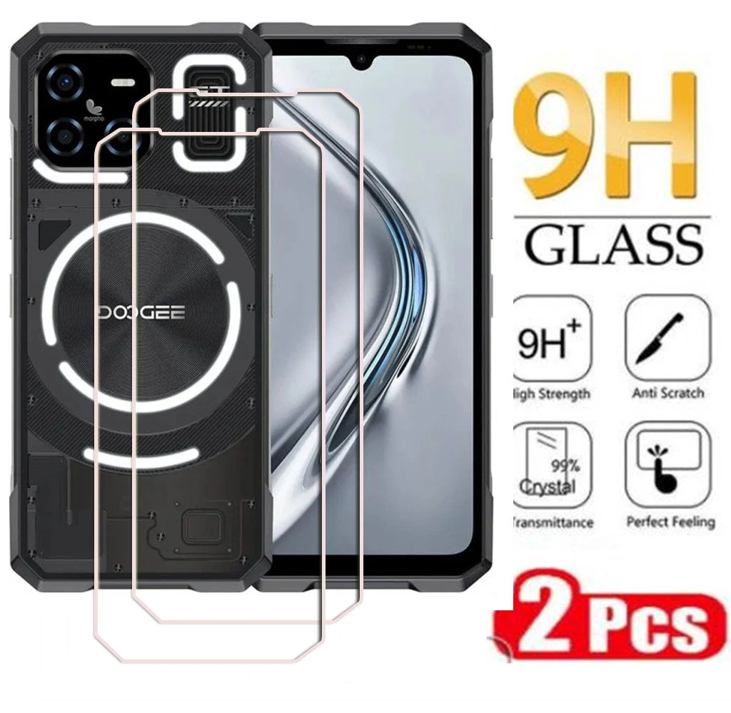 2PCS 9H HD Tempered Glass For Doogee Blade GT Pro 6.72" BladeGT GTUltra Ultra Screen Protective Protector Cover Film