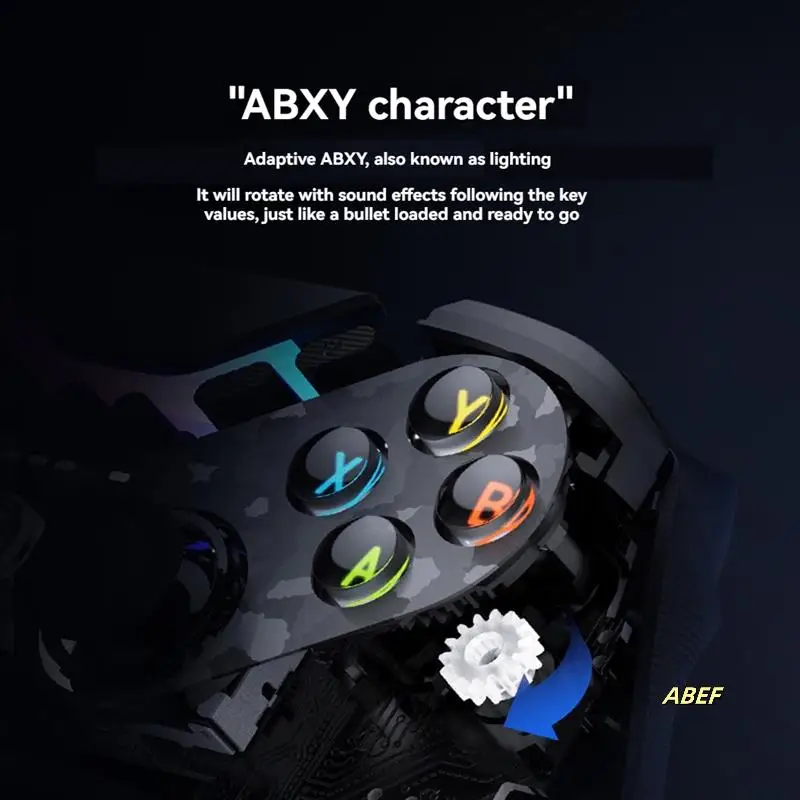 Контроллер с эффектом Холла Геймпад ПК TMR Джойстик NFC 6-осевой гироскоп Переключаемая раскладка 9 Кнопка с возможностью картирования