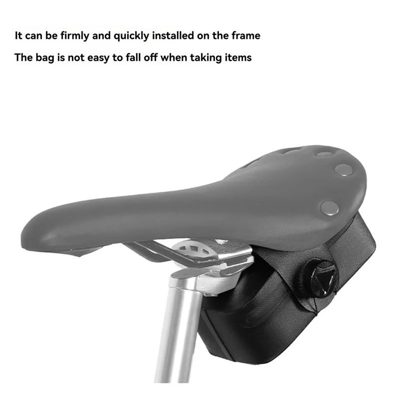 A06F-Tail Bag 0.5L مقاوم للماء للدراجة تحت المقعد حزمة سرج الدراجة حقيبة الطريق ملحقات الدراجة