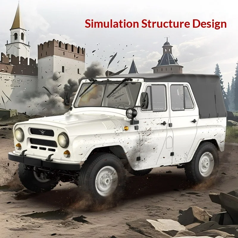 

Scale Military Off-Road RC Truck, 1:12 4WD Rock Crawler with Detailed Body, Professional Hobby Grade Remote Control Car