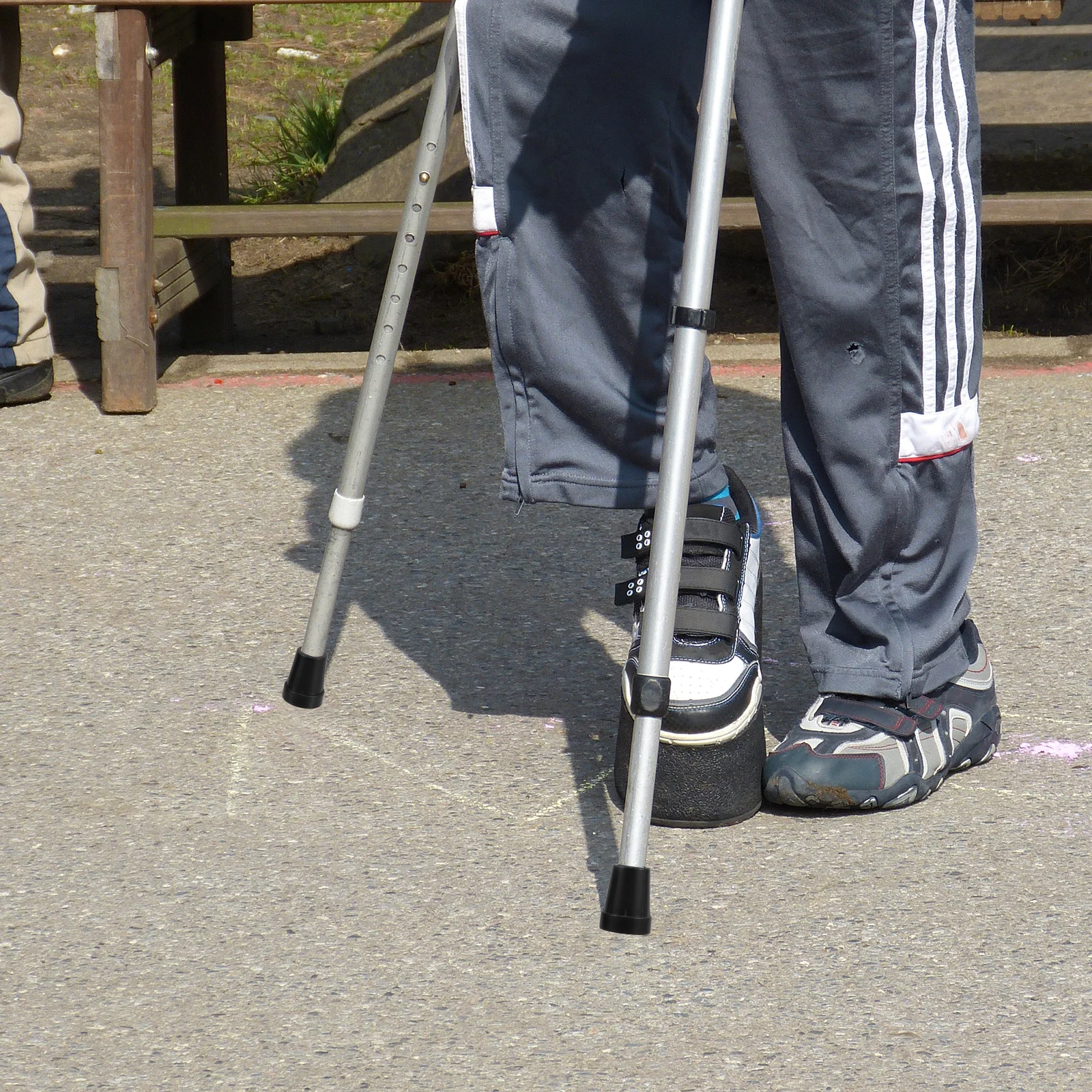 

8pcs Hand Anti-Slip Walking Stick Tips Replacement Cane End Cap Durable Plastic Base For Elderly Cane Foot Cover Crutch Tips