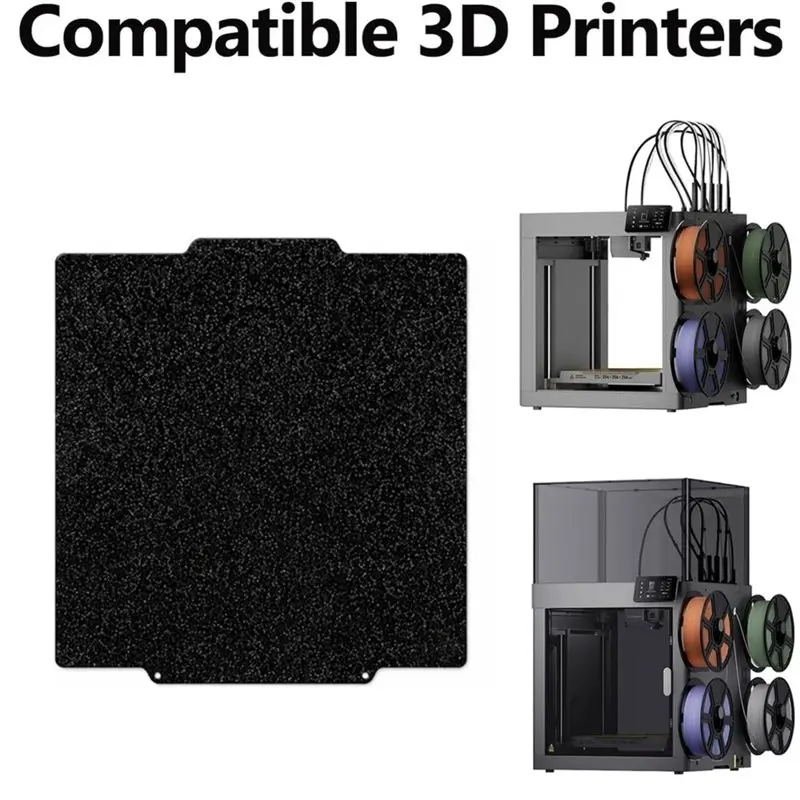 CJSD-Creator 5PRO Double Sided PEII PET PEO Plate For Flashforge Creator 5 PEII Plate C5/C5 Probuild Plate Spring Steel Sheet