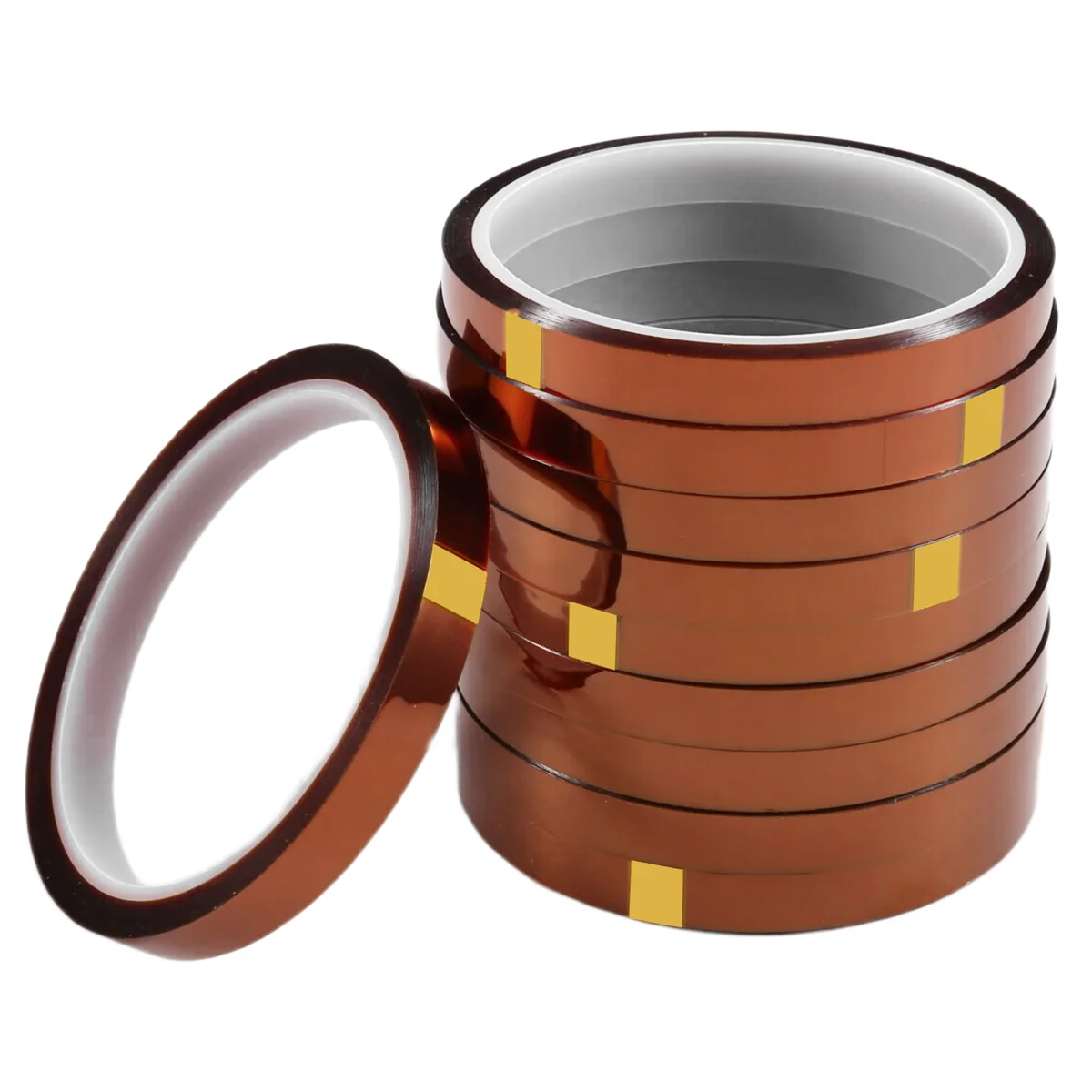 

A002 10mmx33M Metal Traceless High Temperature Adhesive Tape Heat Electronic Insulation for 3D Printing Board Protection