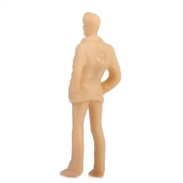 100 قطعة من تماثيل أشخاص الشارع غير مطلية نموذج القطار 1:50 O تخطيط المقياس