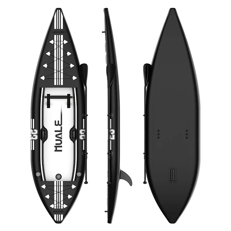 Lightweight Stable 1‑2‑Person Drop‑Stitch PVC Inflatable Kayak Eco‑Friendly Customizable for Drifting Wholesale
