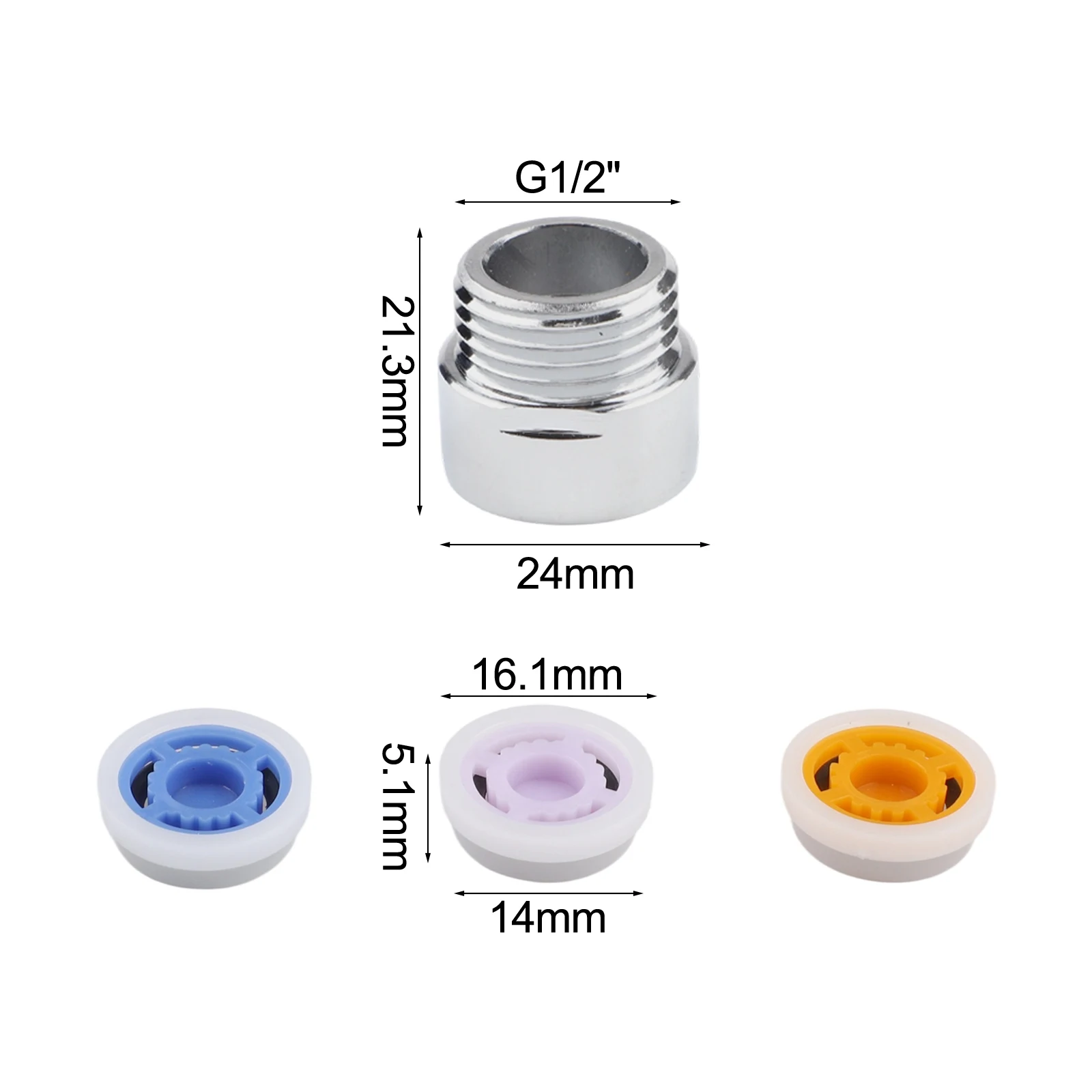 

1pc Shower Accessories Shower Flow Reducer Limiter Set Water Saving 4, 6, 9 L/Min Hose Restrictor Gasket Bathroom Accessories