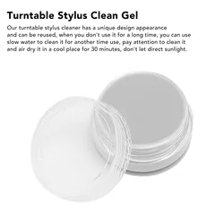 Turntable Stylus Clean Gel Static Free Dirt Debris Dry Cleaning Mixture Stylus Cleaner for Record Player Needle