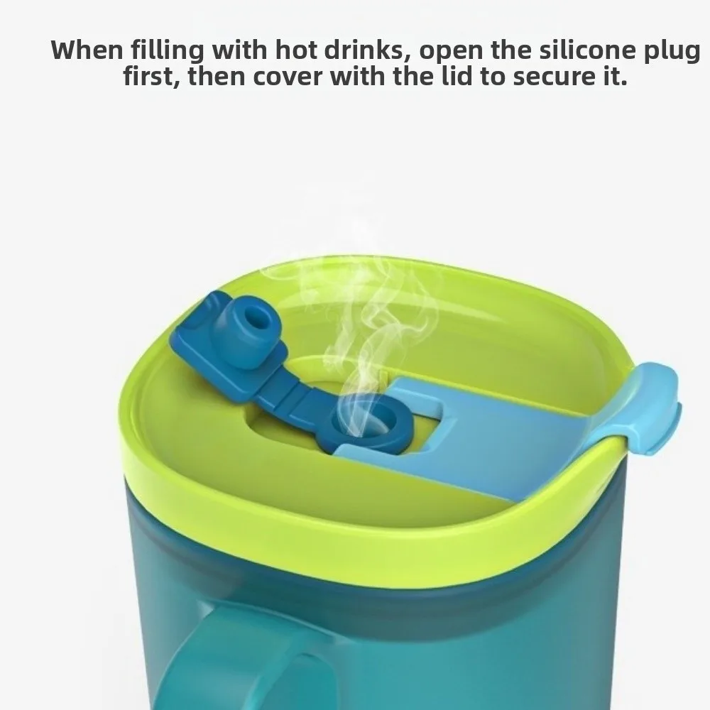 Spill Proof Child Water Drinking Cup 3IN1 Learn To Drink Toddler Milk Cup with Straw Lid Unspillable Design Infants Sippy Cup