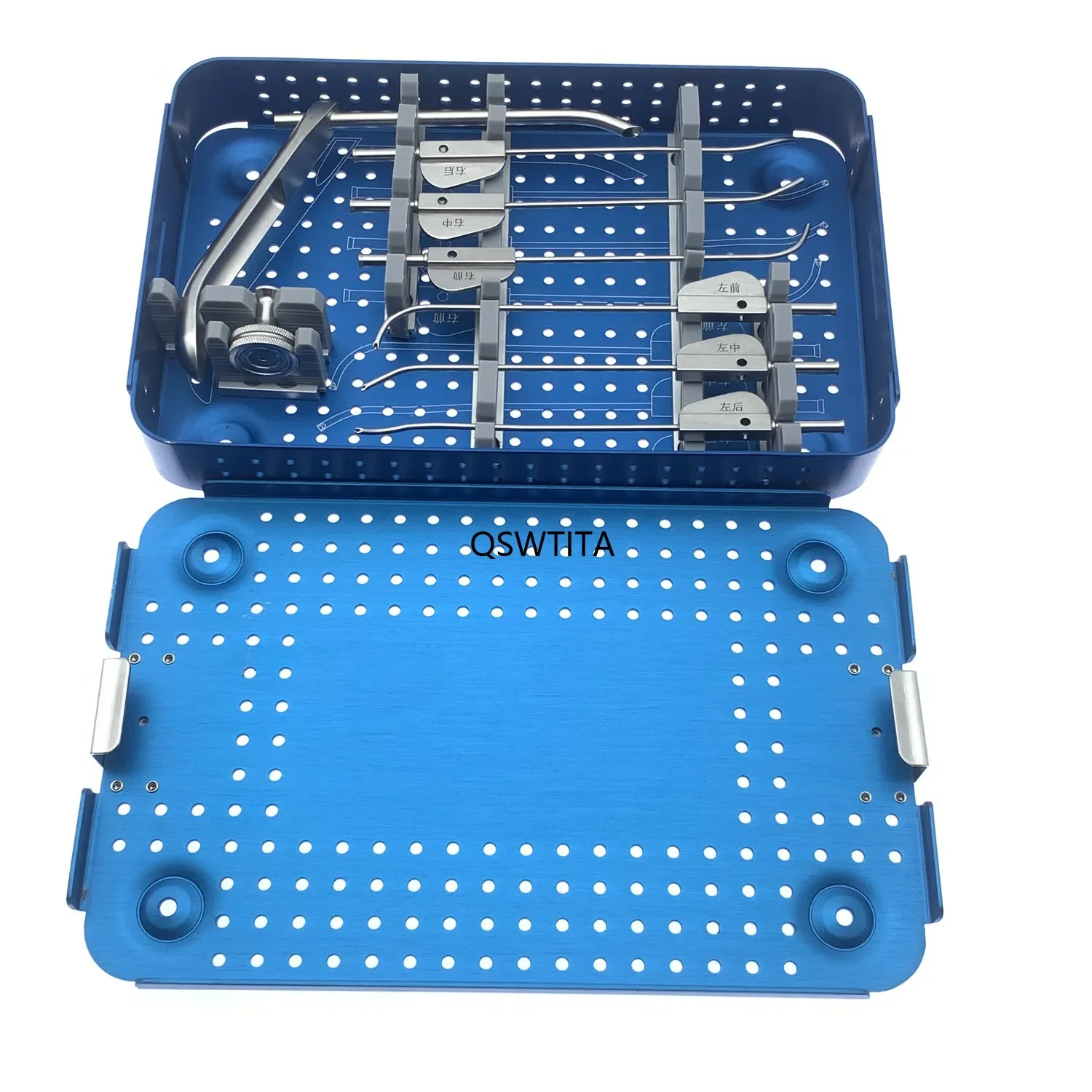 Orthopedic Meniscus suture instrument set Arthroscopy line Wire pass thread passing device K-Wire Spreader instruments