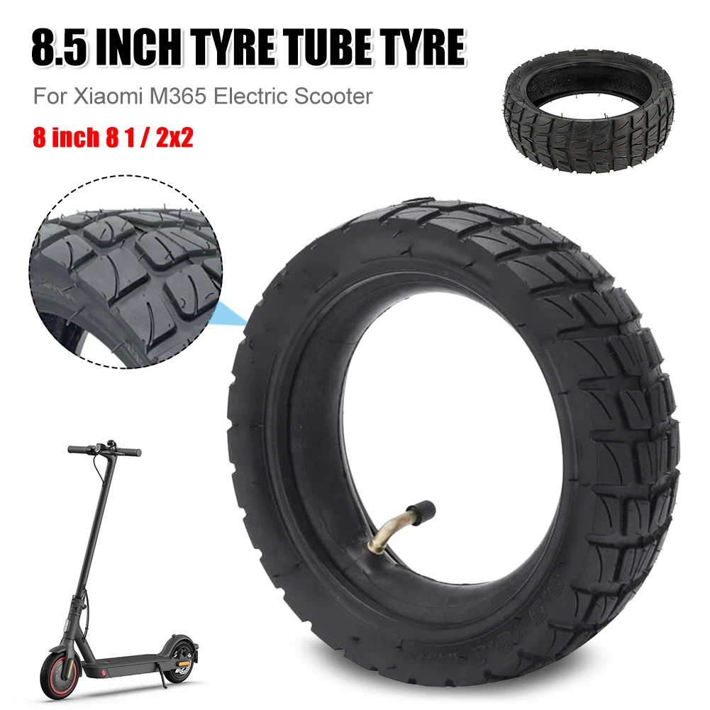 

Rubber Tire 8 1/2x2 Tube Tire for Xiaomi Mijia M365 / Pro Electric Scooter Pneumatic Thick Strong for 8.5 Inch Kick Scooter Tyre