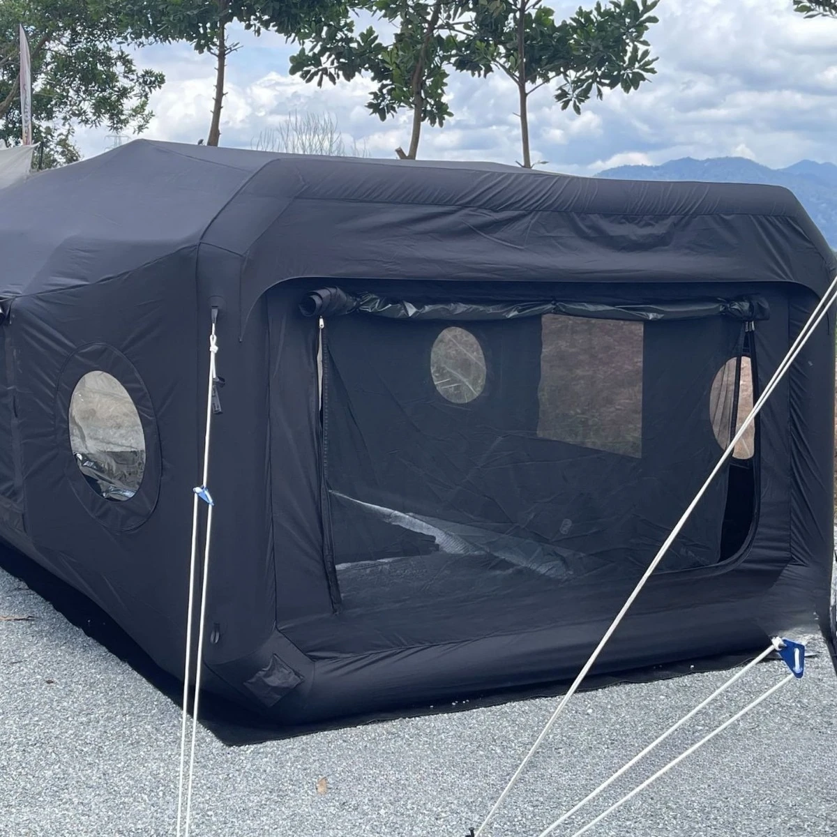 Space capsule inflatable tent lightweight outdoor camping portable thickened rainproof overnight