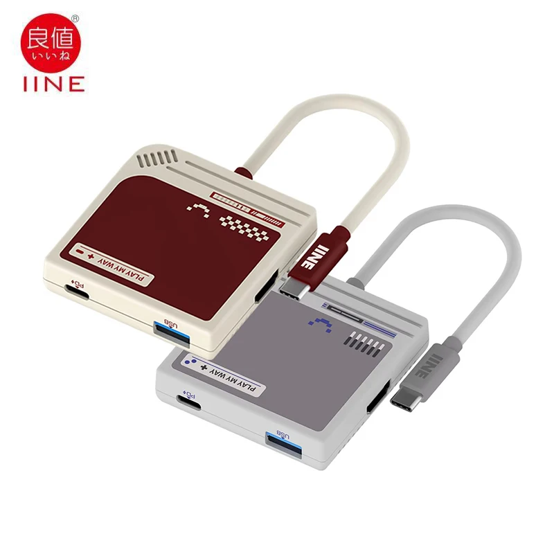 IINE 4-IN-1 Video Capture Card Converter Add Video Capture Port Support 4K/30HZ Compatible With Switch/Steam Deck/ROG Ally