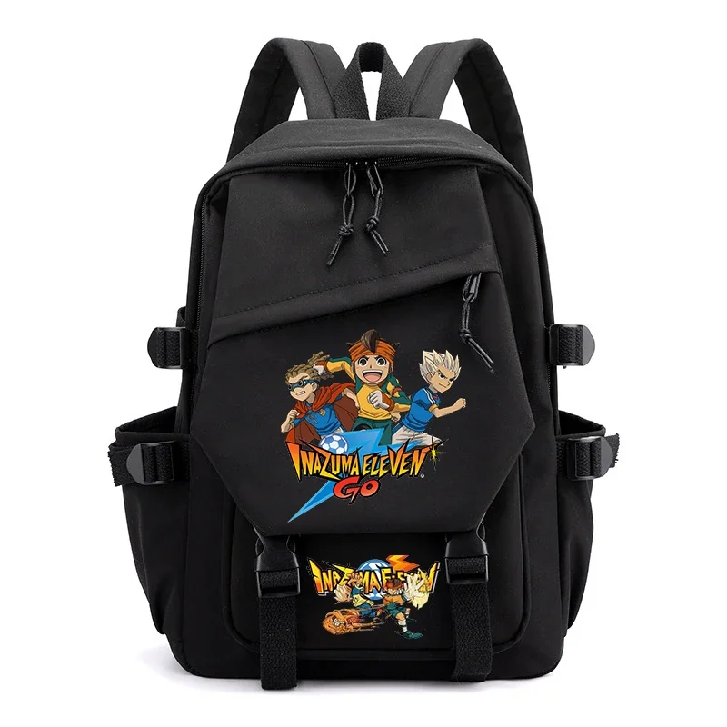 

Inazuma Eleven Go School Backpack Lightweight Travel Rucksack Large Capacity College Students Bookbag with Multi Pockets Gift