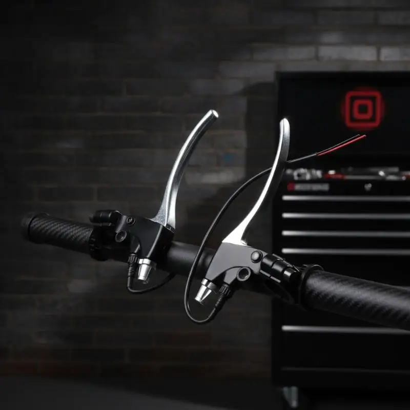 Universeller E-Bike-Hinterradbremshebel 1 Stück/1 Paar Rostfreier Langlebiger Bremsgriff für die Reparatur von Strand-Elektrofahrrädern – Detail 13