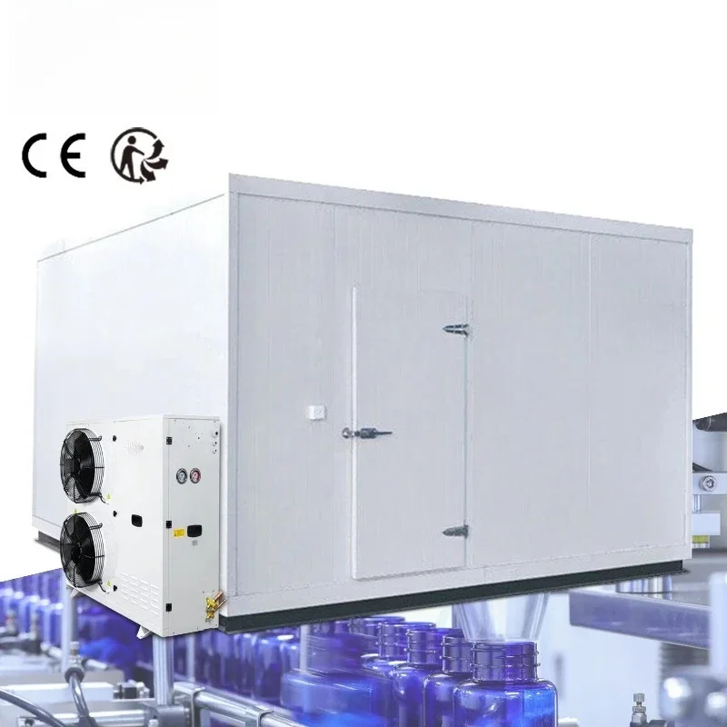 Customized Mobile Cool Room Deep Freezer Cold Storage For Beef Seafood Food Preservation