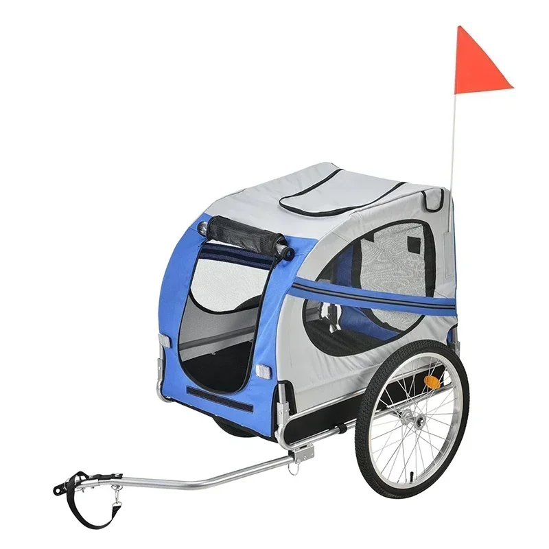 Flags Simple Folding Pet Dog Bicycle Trailer Pet Stroller Bicycle Bracket