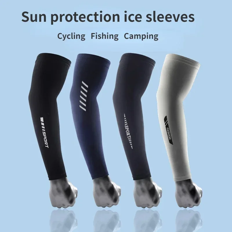 Maniche da pesca protezione solare UV copertura del gomito del braccio traspirante all'aperto protezione solare manicotti di raffreddamento sport ciclismo