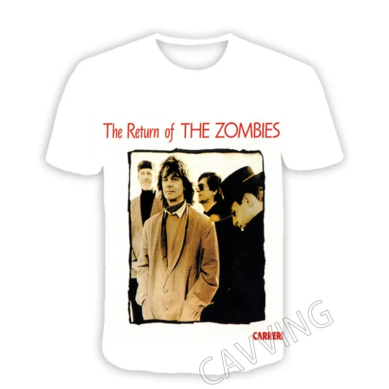 New Fashion Women/Men's 3D Print  The Zombies Rock  Casual T-shirts  Hip Hop Tshirts Harajuku Styles Tops Clothing  Size : S-7XL