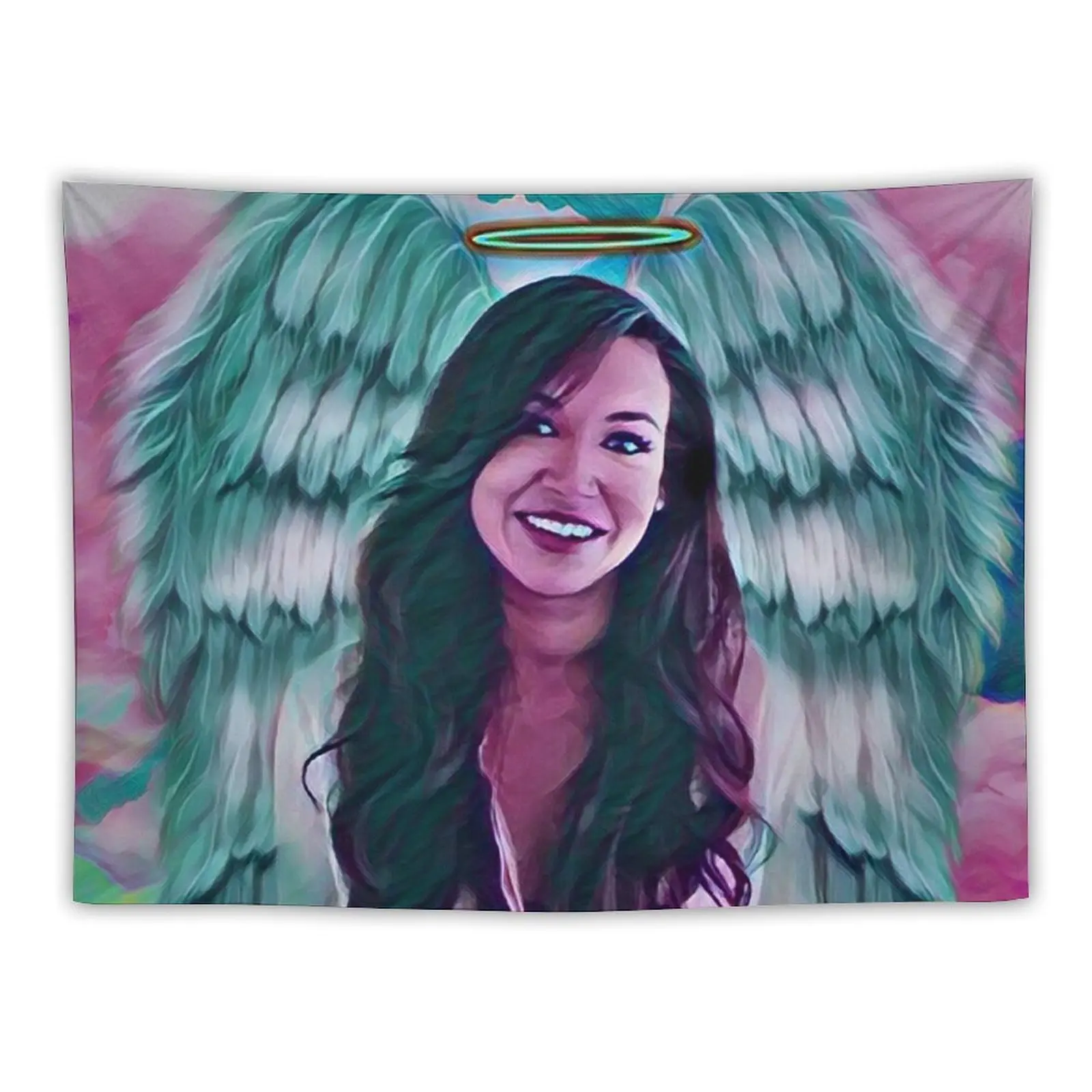 

Naya Rivera Pastel Angel Tapestry Decoration Wall Decorations For Room Tapestry
