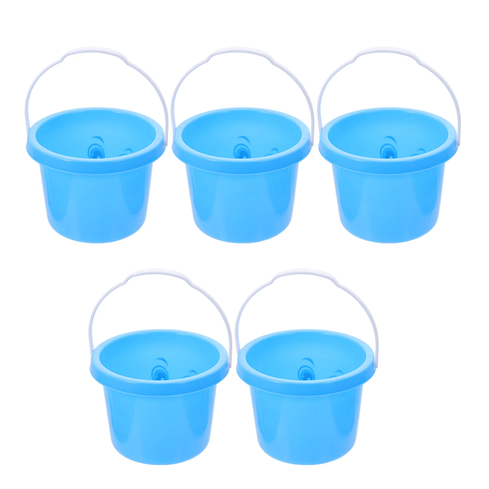 5 Pcs Beach Toy Bucket Toys Sand Holders Playthings Kindergarten Playing Tools Pp Kids Buckets Children Baby