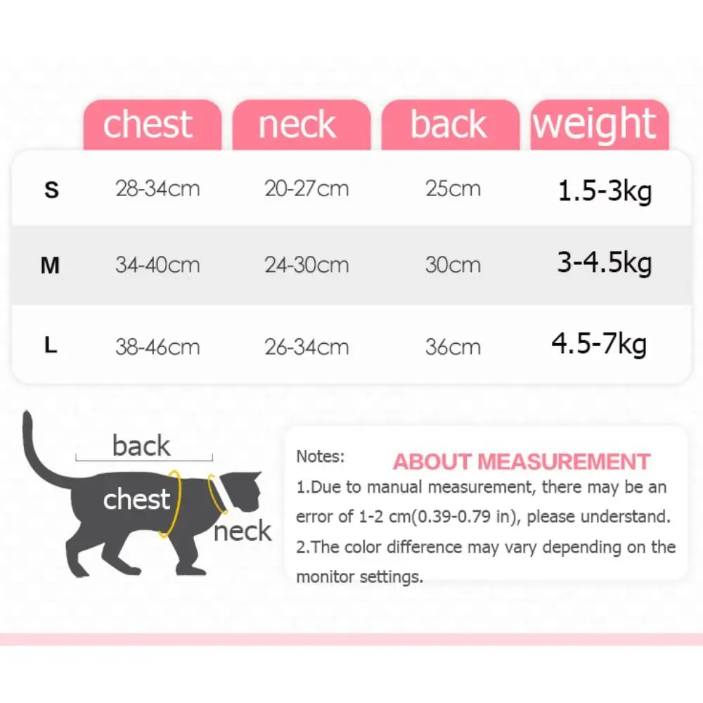 Pet Clothes Breathable Cat Recovery Suit Soft Anti-licking Pet Jumpsuit Elastic Adjustable Cat Suit Vest Help Recovery