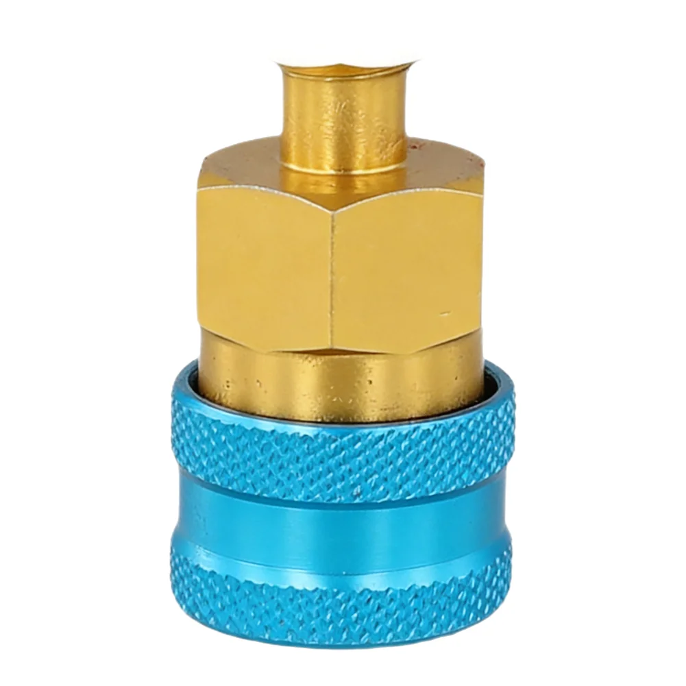 Aluminum Alloy Quick Coupler for R1234YF and R134A Low Pressure Side Air Conditioning Hose Charging and Maintenance