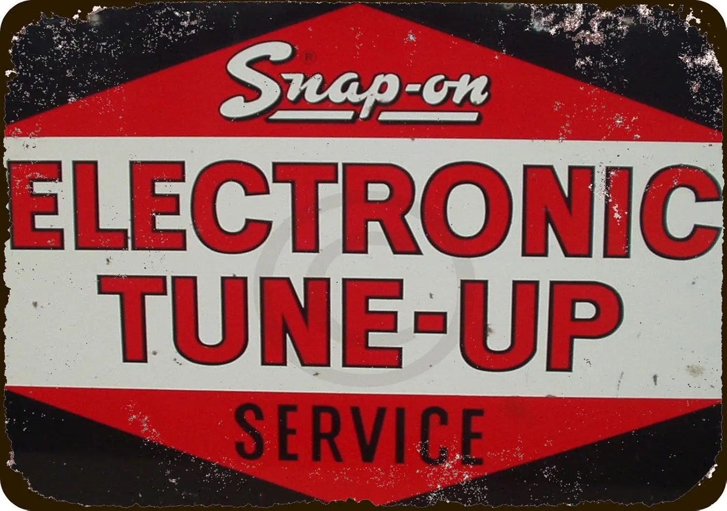 Custom Kraze Snap-On Electronic Tune-Up Service Vintage Reproduction Metal Sign 8 x 12