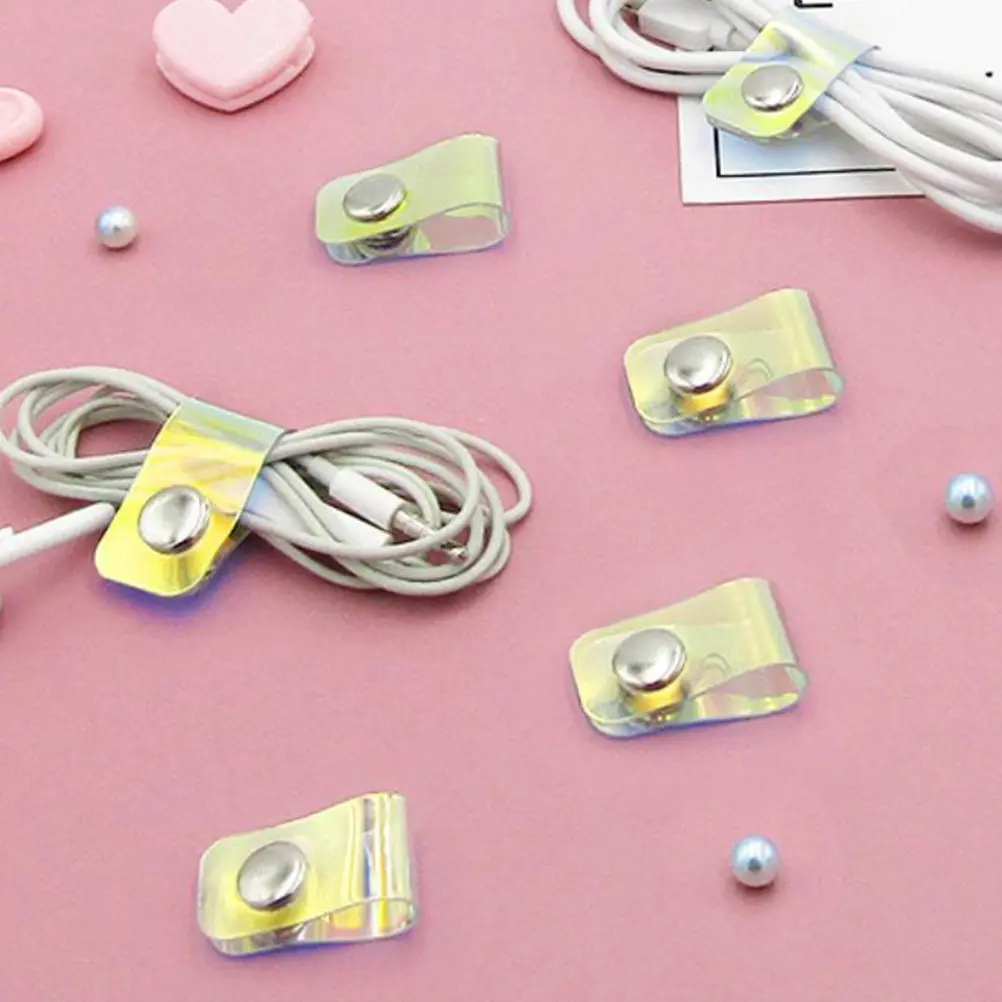 20Pcs Premium Cord Winder Multi Use Cable Organizer Clips for USB Charging Cords Earbuds Portable Space Efficient Snap Design