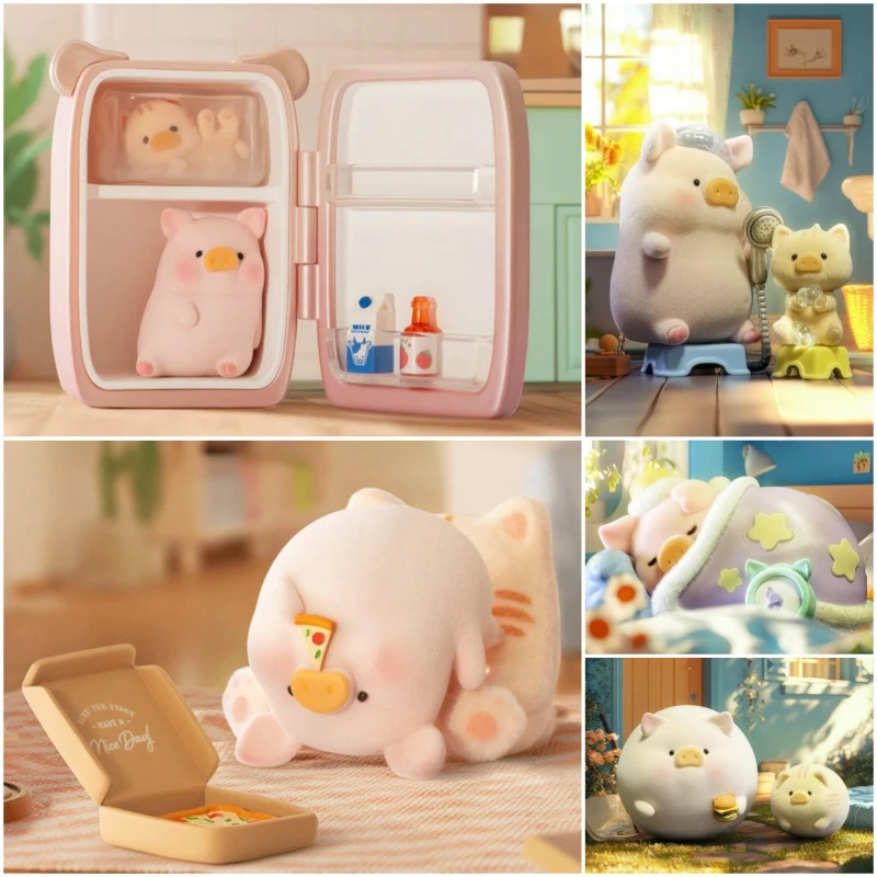 

Lulu The Piggy Stay With You Series слепая коробка Kawaii Piggy Doll Surprise Box Аниме Фигурка Mystery Box Игрушки Подарок для девочек
