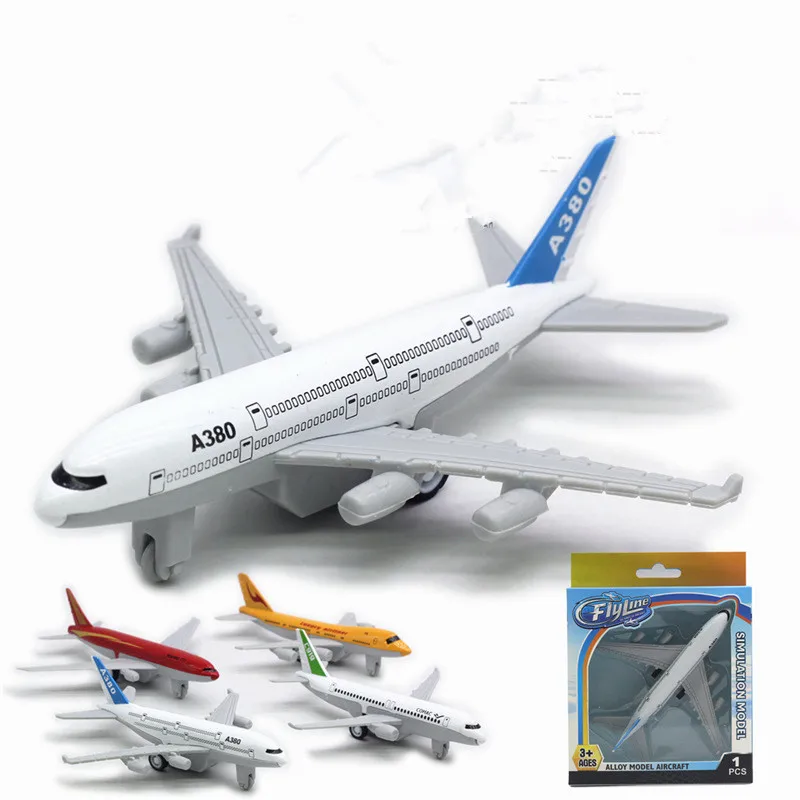 

Alloy Pull Back A380 C919 Civil Aviation Passenger Aircraft Model,simulation 777 airplane toy,original package airplane toy gift