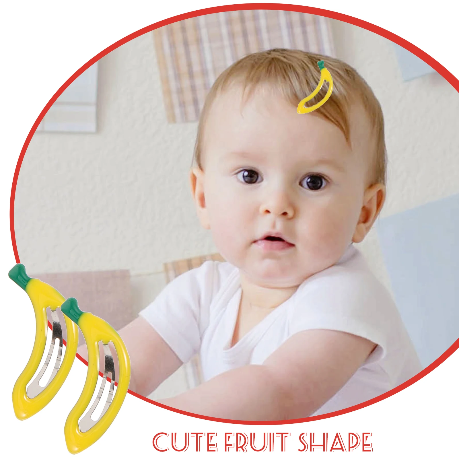 

14pcs Fruit Shaped Clips Adorable Hair Pins Bobby Barrettes For Kids Girls Stylish Colorful Metal Hairpin Party Wedding Daily