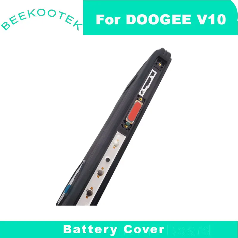 New Original Doogee V10 V11Battery Cover Back Cover Housings With Receiver Fingerprint Power Volume Cable For DOOGEE V11 Phone