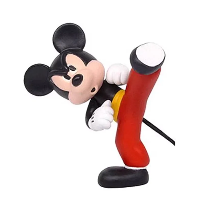 Disney Gashapon cápsula de juguete Mickey Pato Donald Minnie Pete Chip Dale Kung Fu película estilo figuras modelo decoración de escritorio regalos